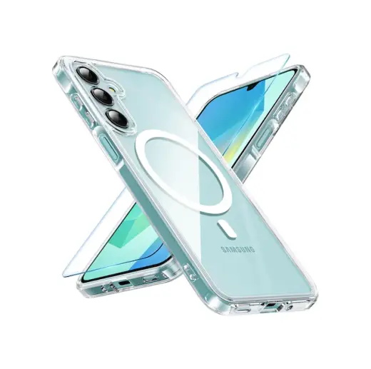 Samsung Galaxy Uyumlu A16 Şeffaf Magsafe Kılıf Mtl Safe