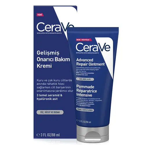 CeraVe Kuru Ciltler İçin Gelişmiş Bariyer Onarıcı Bakım Kremi 88 ml