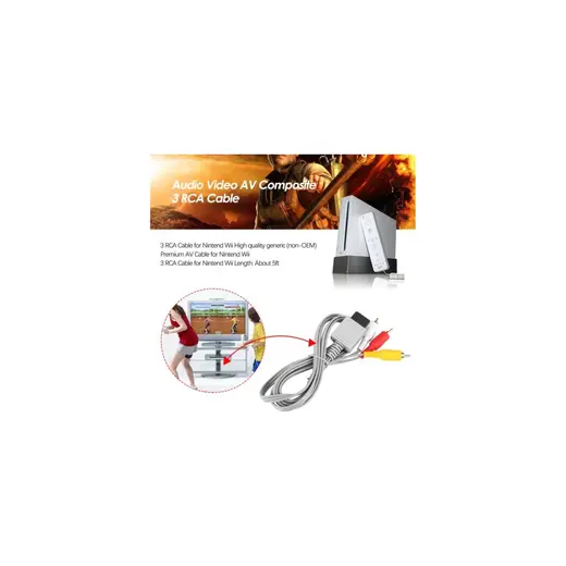 Feza Nintendo Wii 3 Renkli Av Kablosu