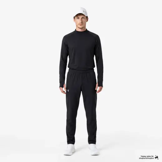 Under Armour Velociti Pro Storm Erkek Siyah Koşu Eşofman Altı