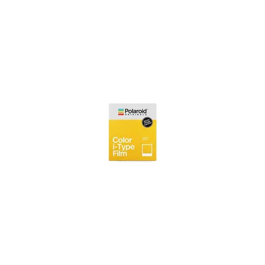 Polaroid Renkli Film - Color Film İ-Type 01/2025 ISO 640 8 Instant Photos Beyaz Çerçeve