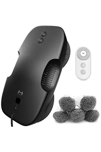 Siyah DDC5 Akıllı Cam Temizleme Robotu
