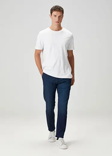 Lacivert Jean Pantolon