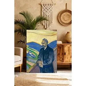 Mgi Design Özel Tasarım Edvard Munch Klasik Sanat Kanvas Tablo Lüks Ev Ofis Dekoru | Modern Duvar Dekoru | Salon, Yatak Odası Ve Ofis İçin | Sanatsal Ev Dekorasyonu 50x70 cm