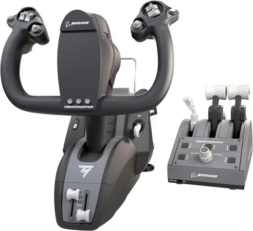Thrustmaster TCA Yoke Paketi - PC ve Xbox Series X|S için Resmi Boeing Lisanslı Yüksek Hassasiyetli Uçuş Kontrol Cihazı ve Gaz Kelebeği Kadranı