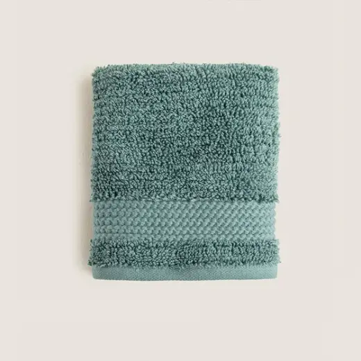 Eva Cotton %100 Pamuk El Havlusu 30X50 Cm Duman Turkuaz
