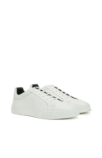 Beyaz Günlük Rahat Erkek Deri Sneaker