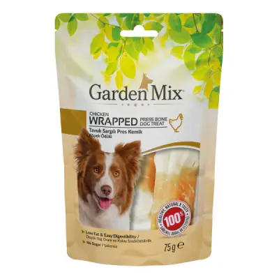 Garden Mix Sargılı Pres Kemik Köpek Ödül Maması 75gr