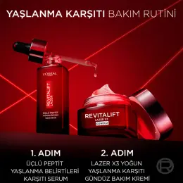 Loreal Paris Revitalift Lazer X3 Leke ve Kırışıklık Karşıtı Bakım Kremi 25GKF 50 ml 8